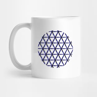 Shibori hexagon Mug